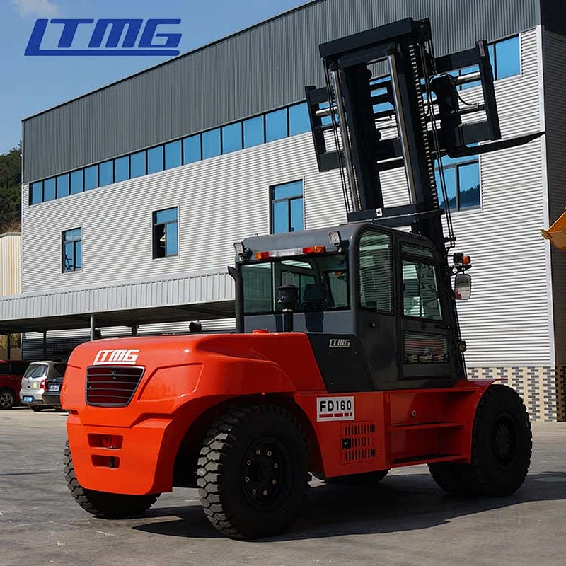 container diesel engine forklift 15 ton 16 ton diesel forklift with cabine