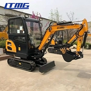 China Brand New LTMG LTE18 1.8t Shandong Household Mulchers Hydraulic Pump Buckets Garden Small Micro Excavator Digger Machine
