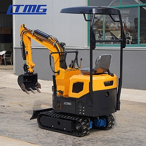 Chinese LTMG 1Ton LTE10 PRO Compact Diggers Farm Competitive Machinery Small Mini Crawler Micro Excavators