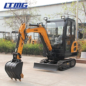 China Brand New LTMG LTE18 1.8t Shandong Household Mulchers Hydraulic Pump Buckets Garden Small Micro Excavator Digger Machine
