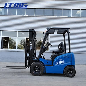 LTMG special 2 ton electric forklift with white solid tires work in cold storage