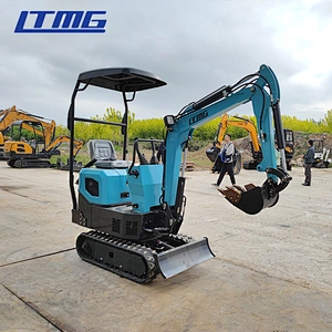 China New LTMG LTE08 800kg EPA Hydraulic Pump Farm Gargen Small Shovel Mini Excavator Machine for Sale
