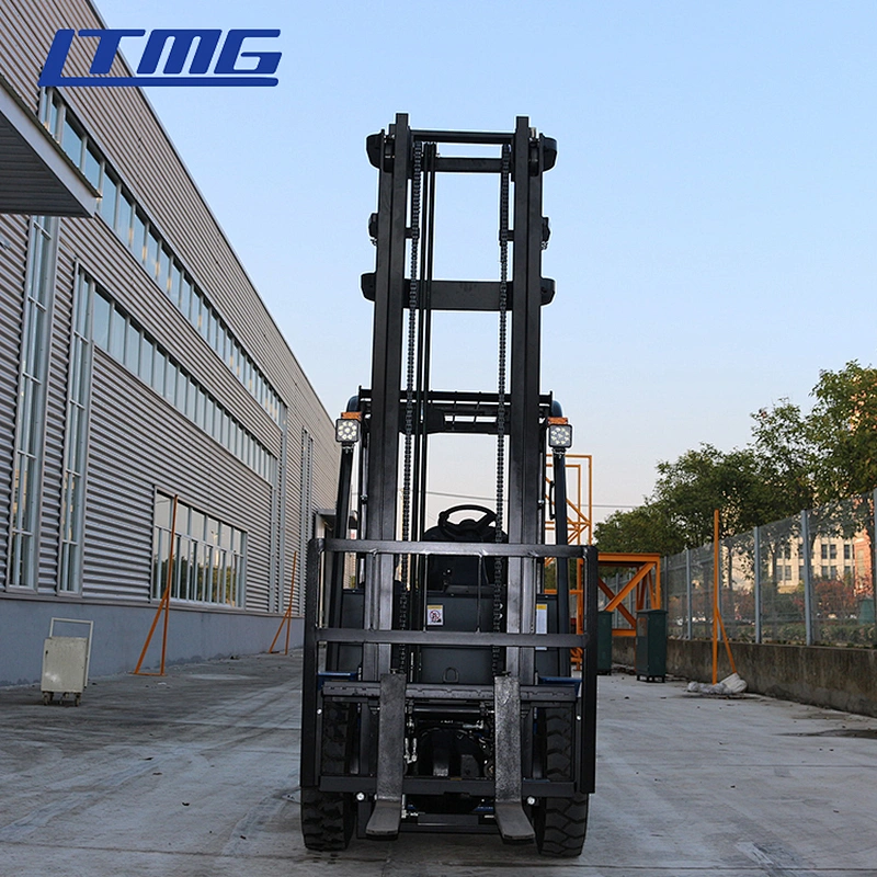 LTMG small mini 2 ton 2000kg electric forklift with 5m mast and side shift