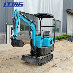 China New LTMG LTE08 800kg EPA Hydraulic Pump Farm Gargen Small Shovel Mini Excavator Machine for Sale