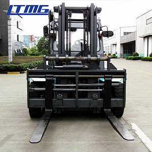LTMG promotion 6 ton 7 ton 8 ton 10 ton 12 ton electric forklift battery forklifts with cab