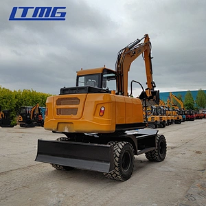 Chinese LTMG LTE75 7.5ton 8Ton Heavy Equipment CE Attachment Home Agricultural Farm Crawler Mini Excavator Machinery on Sale