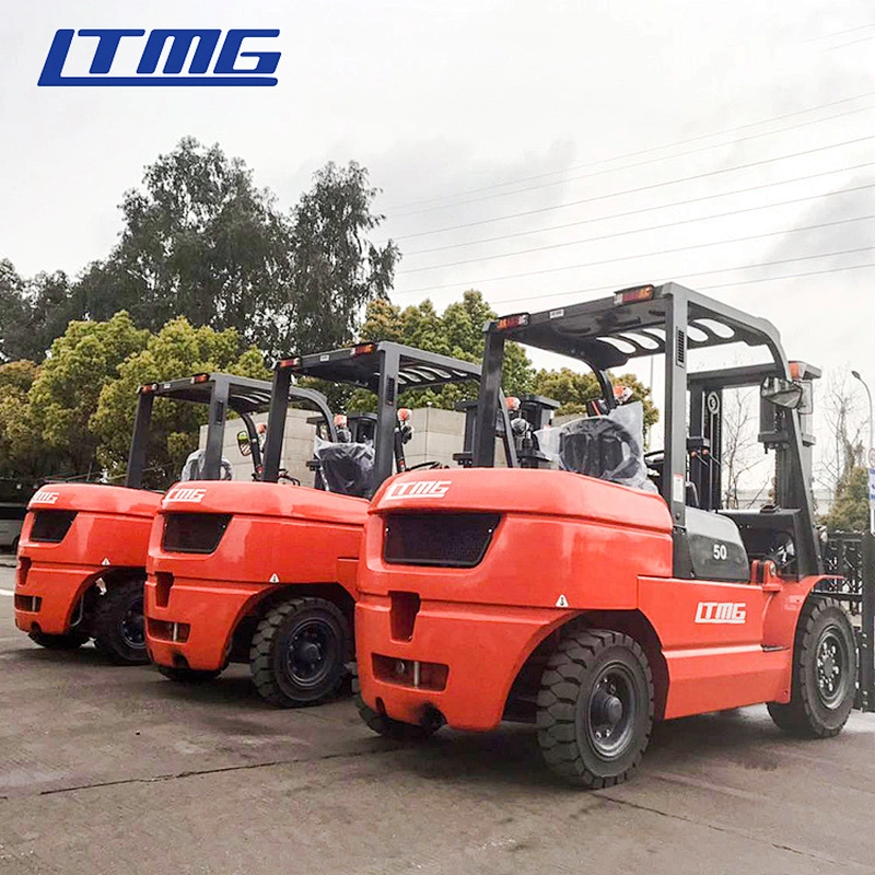 Chinese brand forklift LTMG supplier factory price 5 ton diesel forklift for sale