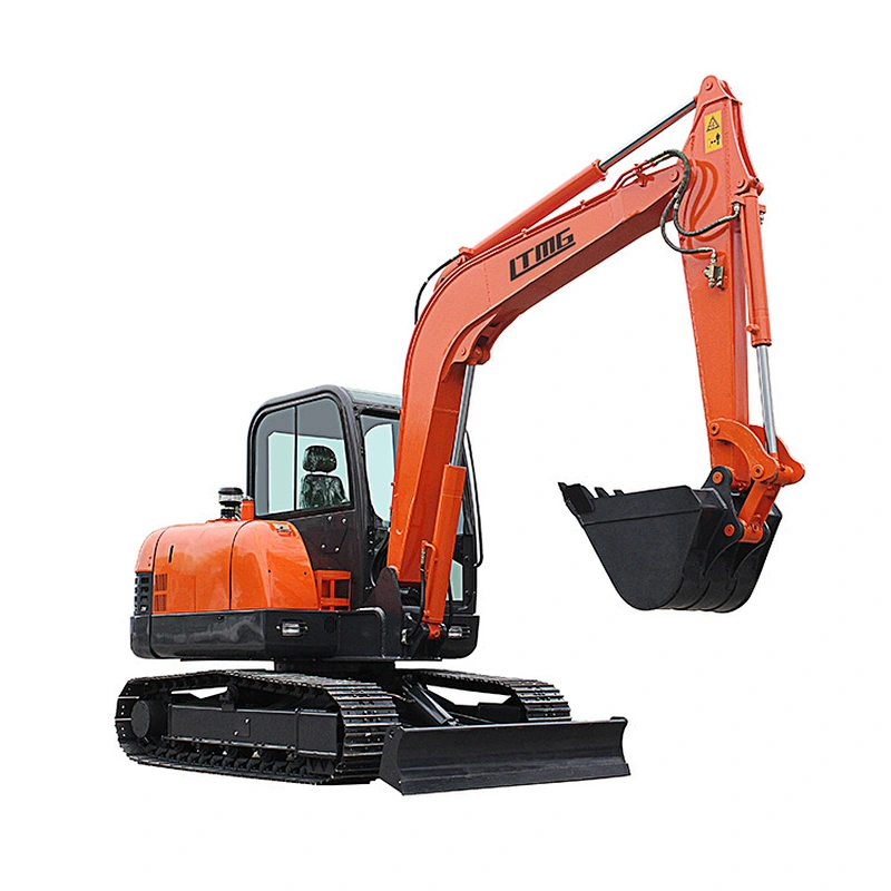 LTMG Brand new LTE60 6 ton Chain Excavator Crawler Earth Digger with Accessories
