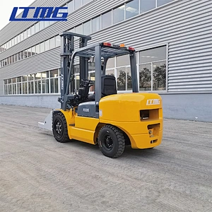 Chinese small attachment forklift 3.5 ton 3ton diesel forklift with block clamp