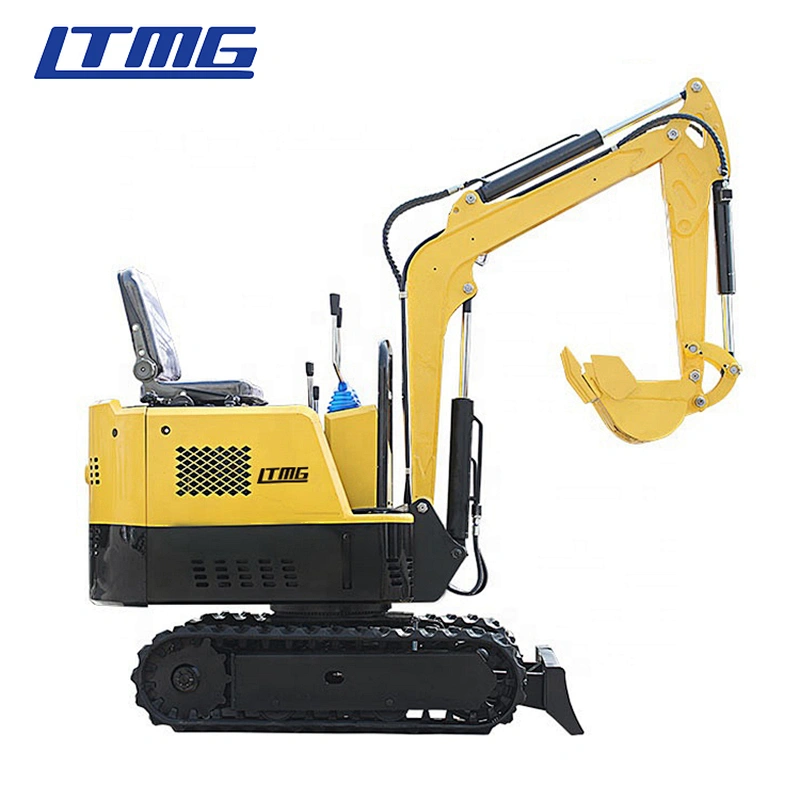 LTMG construction crawler excavators 0.8 ton 1 ton mini excavators for sale