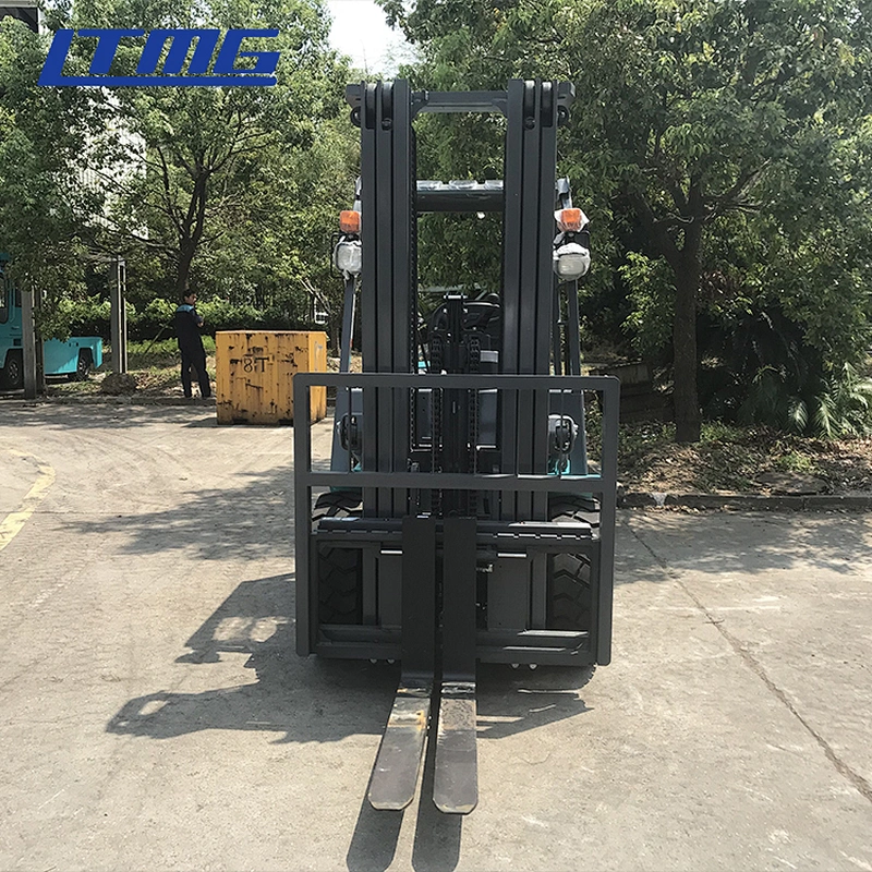 3 stage mast diesel  4 ton forklift with side shifter for sale