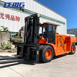 joystick controller big tonnes 30 ton diesel forklift with enclosed A/C Cab