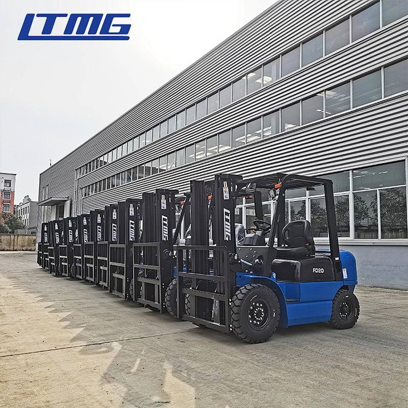 LTMG material handling 2tons diesel forklift 2000kgs lifting equipment forklift price