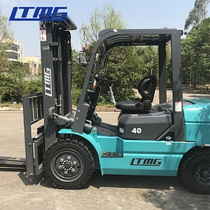 3 stage mast diesel  4 ton forklift with side shifter for sale