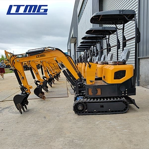 LTMG mini digger track 0.8ton 1 ton mini excavator with swing boom