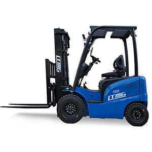 LTMG special 2 ton electric forklift with white solid tires work in cold storage