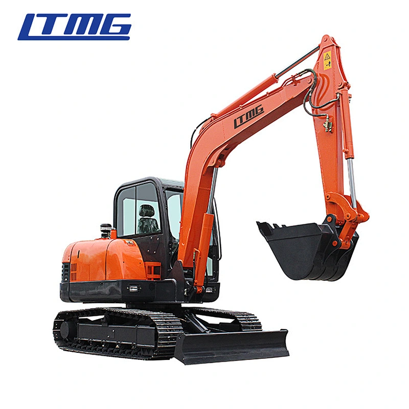 LTMG Brand new LTE60 6 ton Chain Excavator Crawler Earth Digger with Accessories