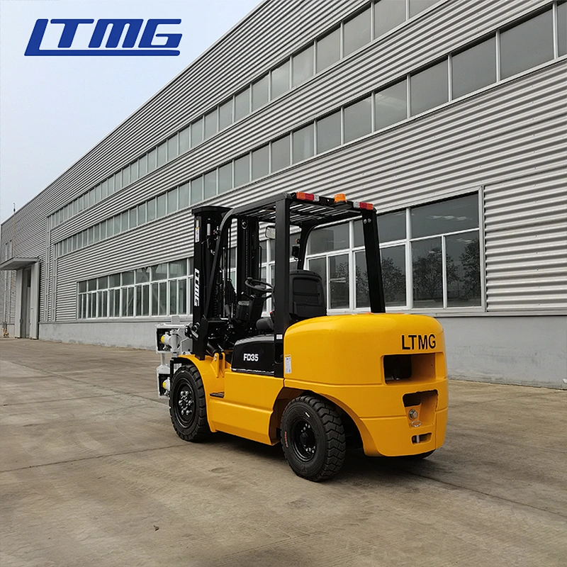 LTMG forklift 2 ton 2.5 ton 3 ton 3.5 ton diesel forklift montacargas small fork lift with paper roll clamp