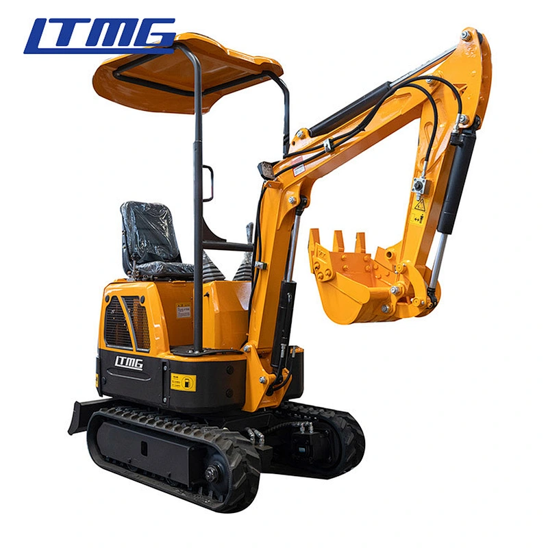 China Brand LTMG Best LTE08 0.8Ton CE EPA Earth Moving Machinery Construction Farm Gargen Small Shovel Micro Mini Excavator