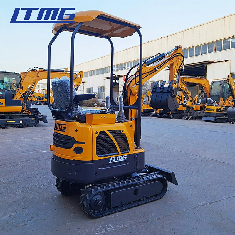 China Manufacturer CE EPA LTMG Brand New LTE12 1040kg Garden Home Farm Use Crawler Mini Excavator with Factory Price