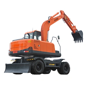 LTMG 6 ton 9 ton excavator with excavator accessories wheel excavator for sale