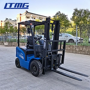 LTMG special 2 ton electric forklift with white solid tires work in cold storage