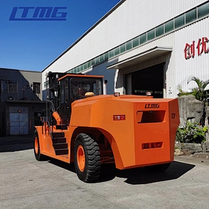 joystick controller big tonnes 30 ton diesel forklift with enclosed A/C Cab