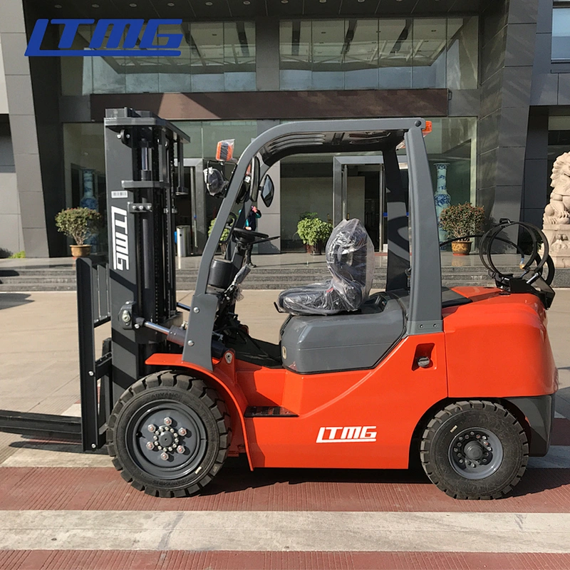 LTMG LPG forklift 5 ton 3 ton Dual Fuel Gasoline Gas Forklift 1.5 ton 2 ton 2.5 ton 3.5 ton 3 ton Cushion Tire  propane forklift