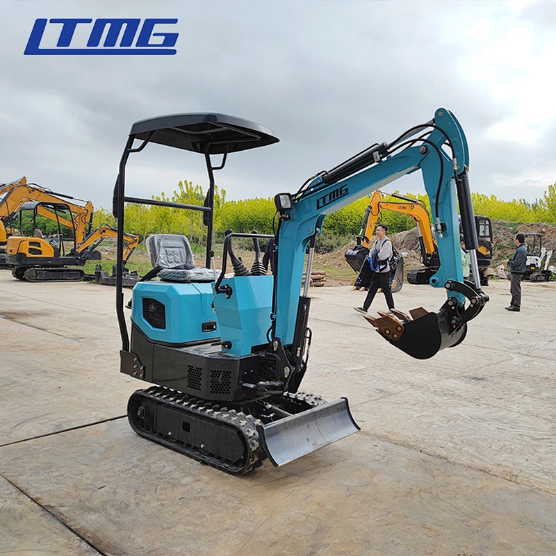 Qingdao China LTMG 1Ton LTE10 PRO EPA Compact Hydraulic Small Mini Crawler Micro Excavators with Attachments
