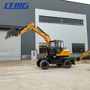 7.5 ton 8 ton wheel Excavator Machine for Sale