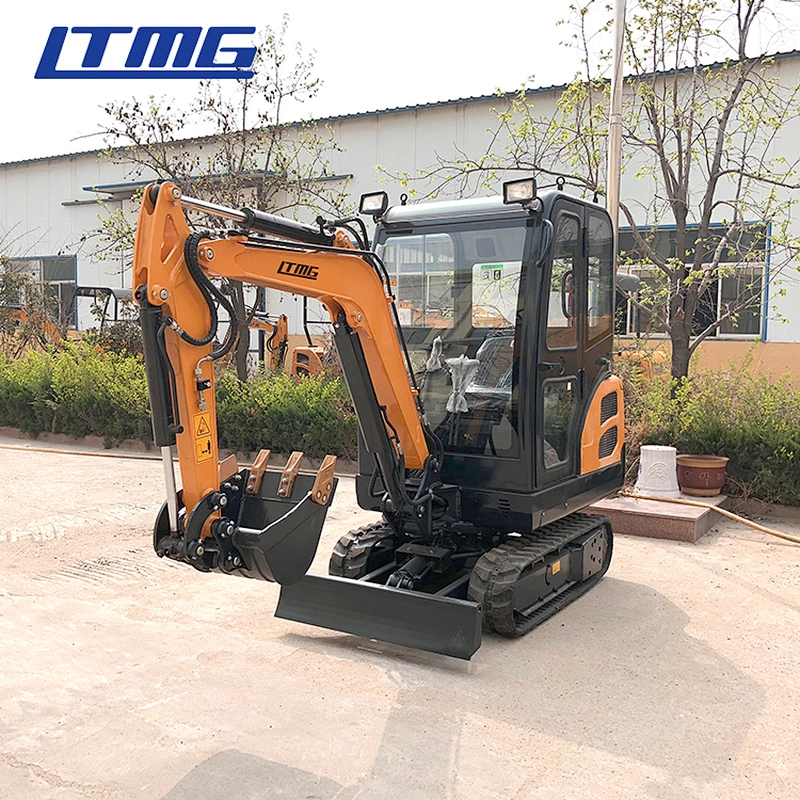 China LTMG LTE18 1800kg CE EPA New Hydraulic Mini Digger Bucket Micro Small Household Excavators Machine
