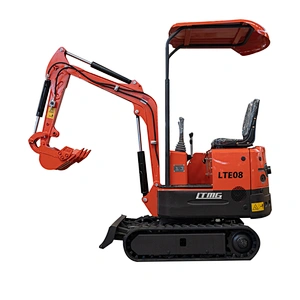 china mini rubber track dig machine 1 ton crawler excavator with optional attachement