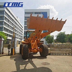LTMG 5 ton 5000kg wheel loader joystick control for front loader with various attachment