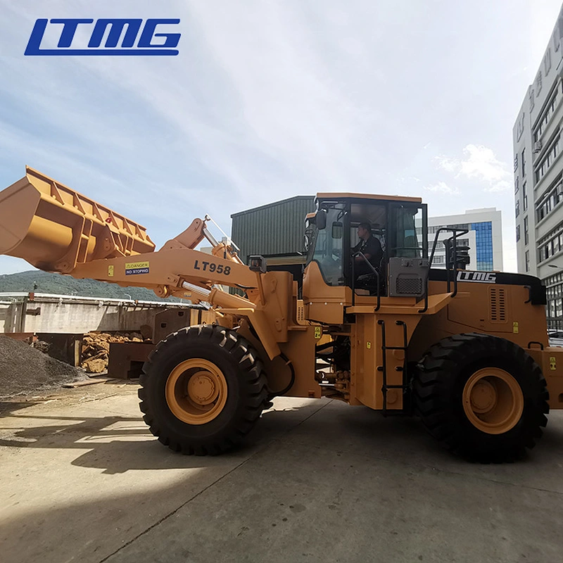 LTMG 5 ton 5000kg wheel loader joystick control for front loader with various attachment