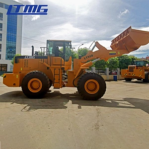 LTMG 5 ton 5000kg wheel loader joystick control for front loader with various attachment