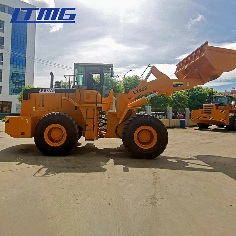 LTMG 5 ton 5000kg wheel loader joystick control for front loader with various attachment