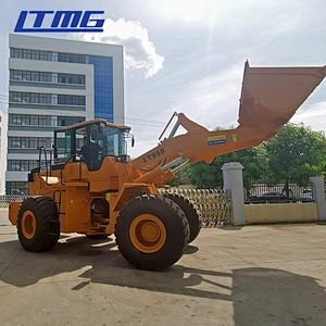 LTMG 5 ton 5000kg wheel loader joystick control for front loader with various attachment