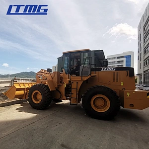 LTMG 5 ton 5000kg wheel loader joystick control for front loader with various attachment