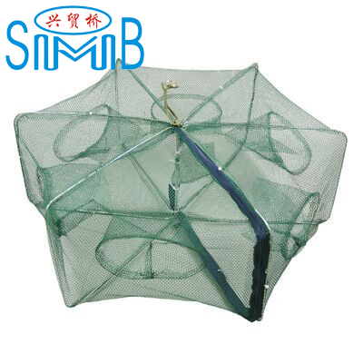 Nice Quality Hot Selling 6 holes Crayfish Trap Stainless Steel Wire  Crab Traps Crab/Lobster/Fish Trap Sale