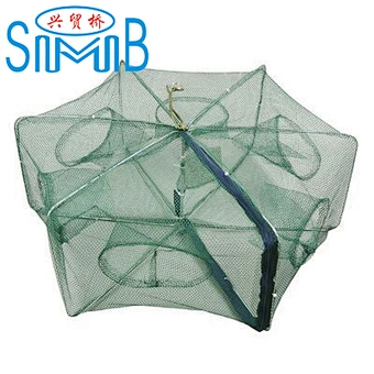Nice Quality Hot Selling 6 holes Crayfish Trap Stainless Steel Wire  Crab Traps Crab/Lobster/Fish Trap Sale