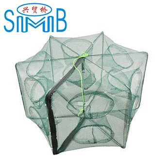 Nice Quality Hot Selling 6 holes Crayfish Trap Stainless Steel Wire  Crab Traps Crab/Lobster/Fish Trap Sale