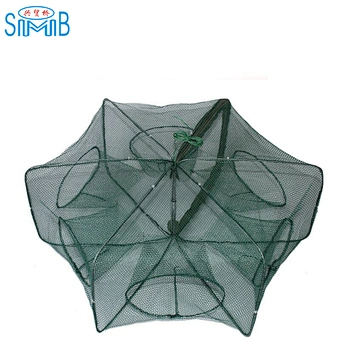 Nice Quality Hot Selling 6 holes Crayfish Trap Stainless Steel Wire  Crab Traps Crab/Lobster/Fish Trap Sale