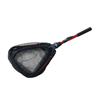 Aluminum Folding Telescopic Landing Net Freshwater Saltwater Fishing Landing net