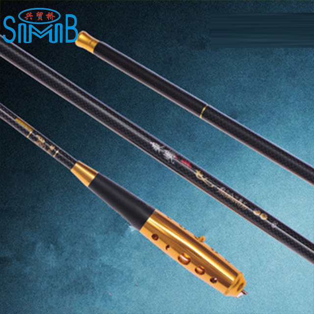 Factory directly sale fishing rod in stock 4 sections fishing rod for bass