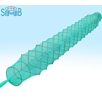 Hot Selling Length 2.3m Foldable Plastic Crab Trap Crawfish Traps Supply with Competitive Price
