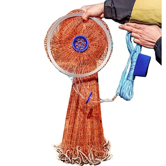 Nylon Monofilament Fishing Net Diameter 3.6m American Aluminium Alloy Ring  Hand Throw Casting Net with Sinker Fly Casting Net