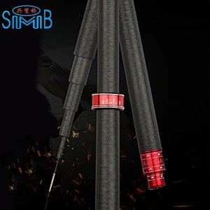 Length adjustable Carbon Fishing Rod 5m Black Rods for fishing