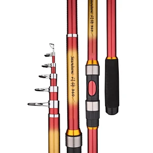 Wholesale solid inserting rod glass fiber lure rod super hard-adjusting fishing rod