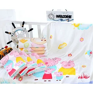 Kids cartoon towel coverlet bath towel 100%Cotton soft baby safety 110*110cm 260g