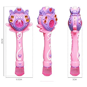 automatic plastic bubble stick park garden summer magic stick queen